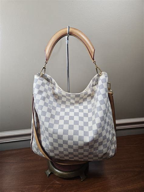 Authentic Louis Vuitton Soffi Damier Azur N41216 Guaranteed 